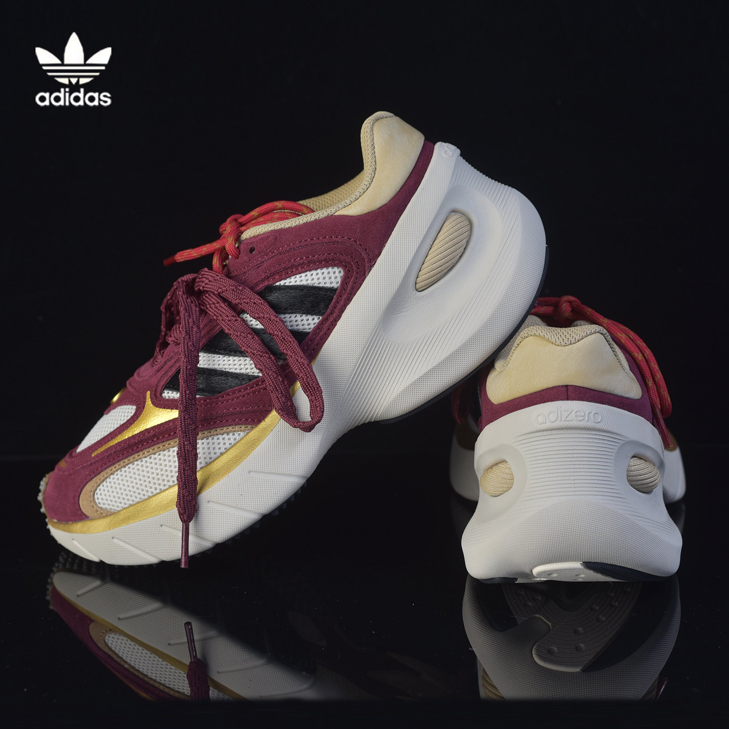 Adidas/官网阿迪达斯ADIZERO运动休闲鞋男女系带透气跑步鞋KI7013