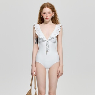 MUMUSWIM澳洲连体性感比基尼小胸聚拢遮肚显瘦温泉度假海边泳衣女