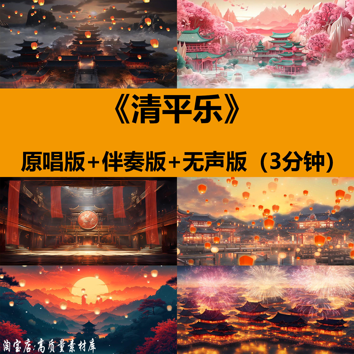 清平乐歌曲伴奏中国古典风汉唐舞蹈演出晚会舞台LED背景视频素材,商务/设计服务,设计素材/源文件,淘宝优惠券,粉丝福利购,淘宝优惠卷