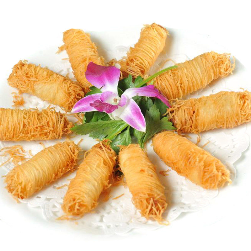 金丝榴莲酥10个酒店特色点心半成品油炸糕点甜品小吃美食