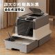 超大全封闭抽屉式 猫砂盆居家除臭放外溅猫咪屎盆子猫咪用品