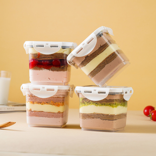 吉贝森脆皮奶酪罐子蛋糕爆浆慕斯奶油千层盒子下午茶生日蛋糕