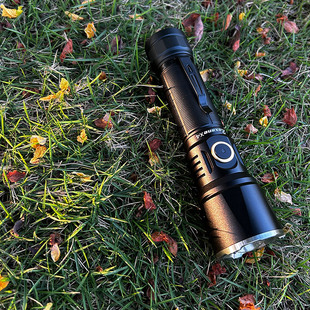 视睿变焦强光手电筒超远射户外多功能type-c充电21700LED灯白激光