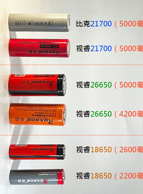 21700锂电池比克视睿足量全新