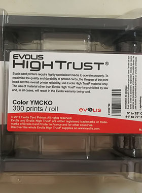 Zenius卡片打印机彩色带300张YMCKO R5F008S130色带原装正品现货