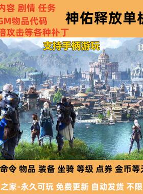 神佑释放单机版完整版剧情任务 3D动作RPG网游物品装备点券无限刷