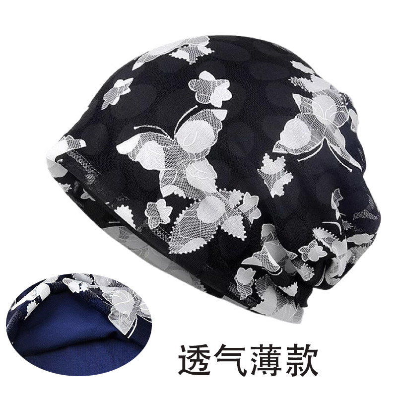 妈妈帽子薄款透气薄款包头帽