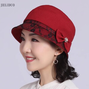女薄款春秋渔夫帽帽子