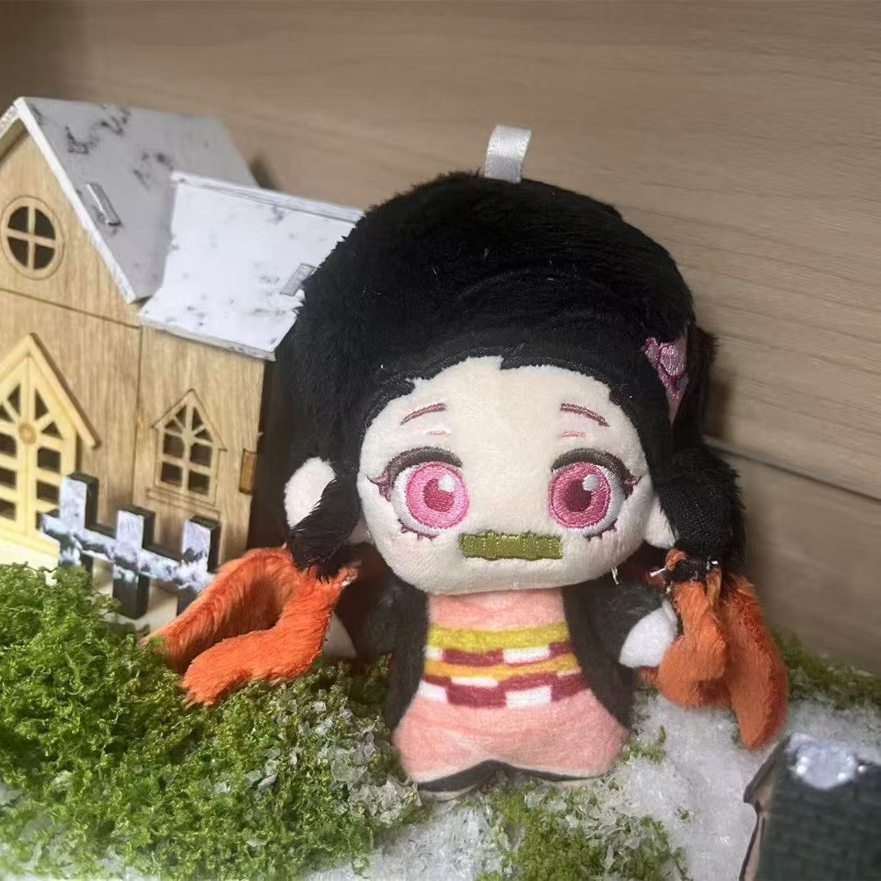 二创同人周边玩偶祢豆子印花海星努努体棉花娃娃毛绒公仔鬼灭