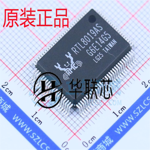 原装瑞昱 RTL8019AS RTL8019AS-LF 封装 TQFP-100 全新以太网芯片