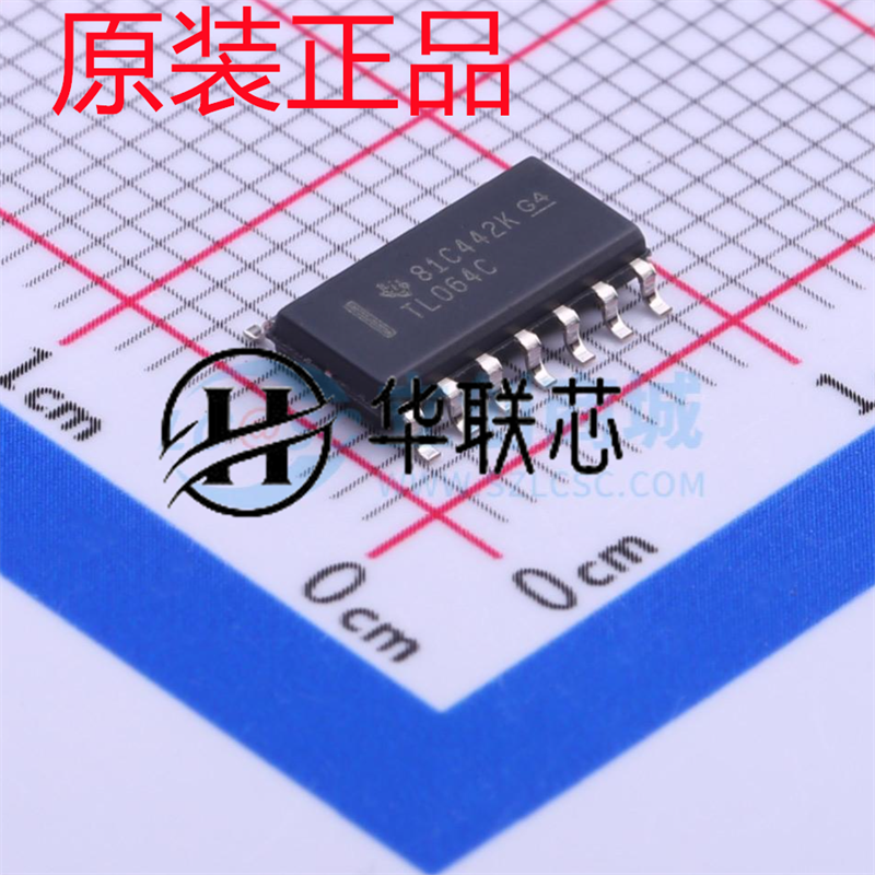 原装正品TL064CDR 封装 SOP14 全新四路低功耗输入运算放大器芯片