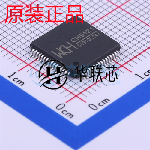 全新CH9121 封装LQFP64串口转网络 以太网模块芯片单片机联网模块