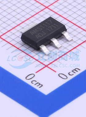 AMS1117-3.3V 1.5/1.8/5.0vADJ稳压asm1117电源ic降压芯片sot-223