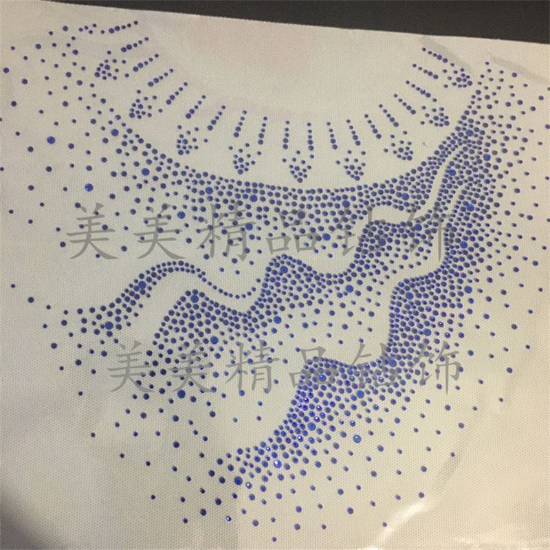 新品烫钻图领口钻贴烫画中东钻水钻窗帘布艺舞蹈纺织服装辅料饰品