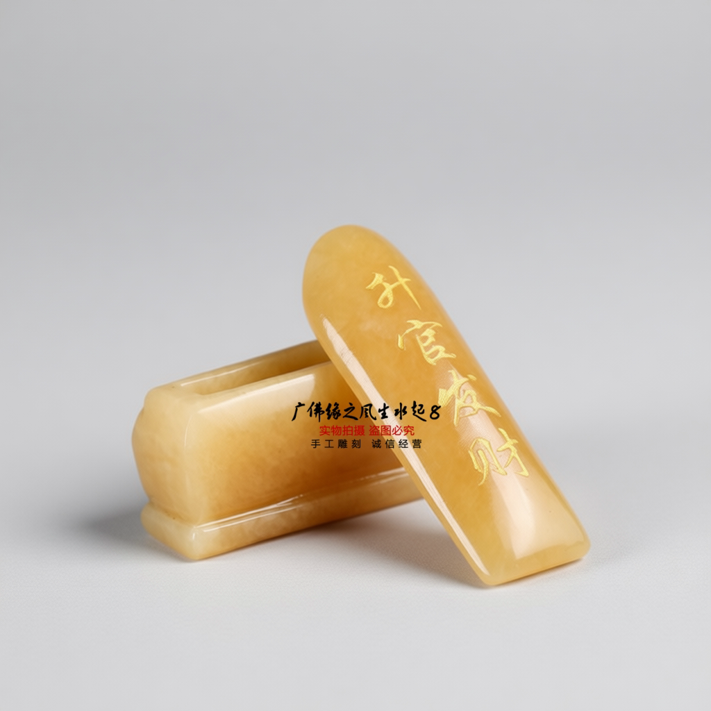 天然黄玉升官发财摆件棺材招财旺运风水摆件工艺品家居办公室装饰