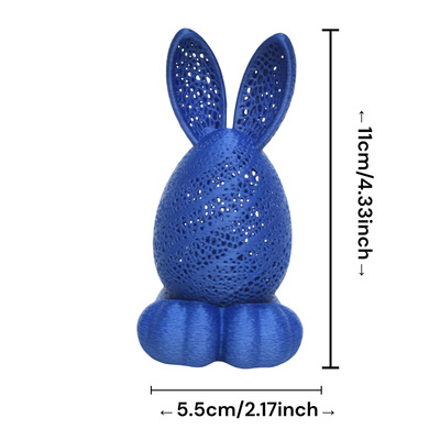 现货跨境爆款新品3d打印玩具easter  bunny eggs复活节兔子蛋模型