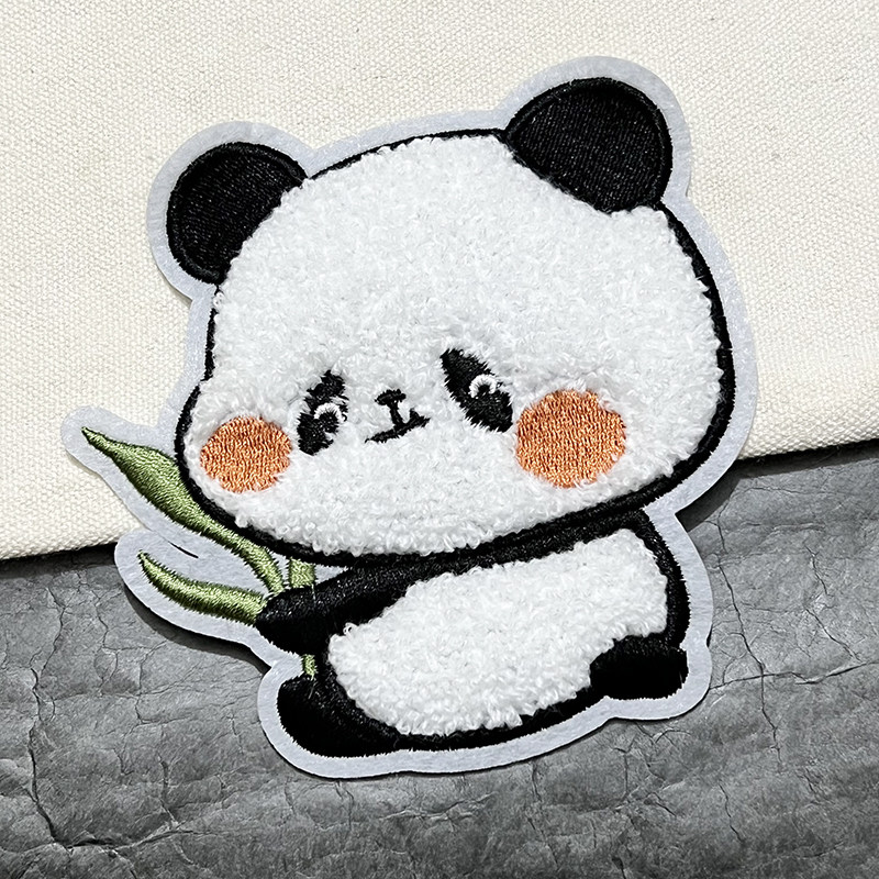 刺绣熊猫补丁贴儿童补衣服裤子破洞无痕修复贴图案卡通装饰手缝贴,居家布艺,布贴,淘宝优惠券,粉丝福利购,淘宝优惠卷