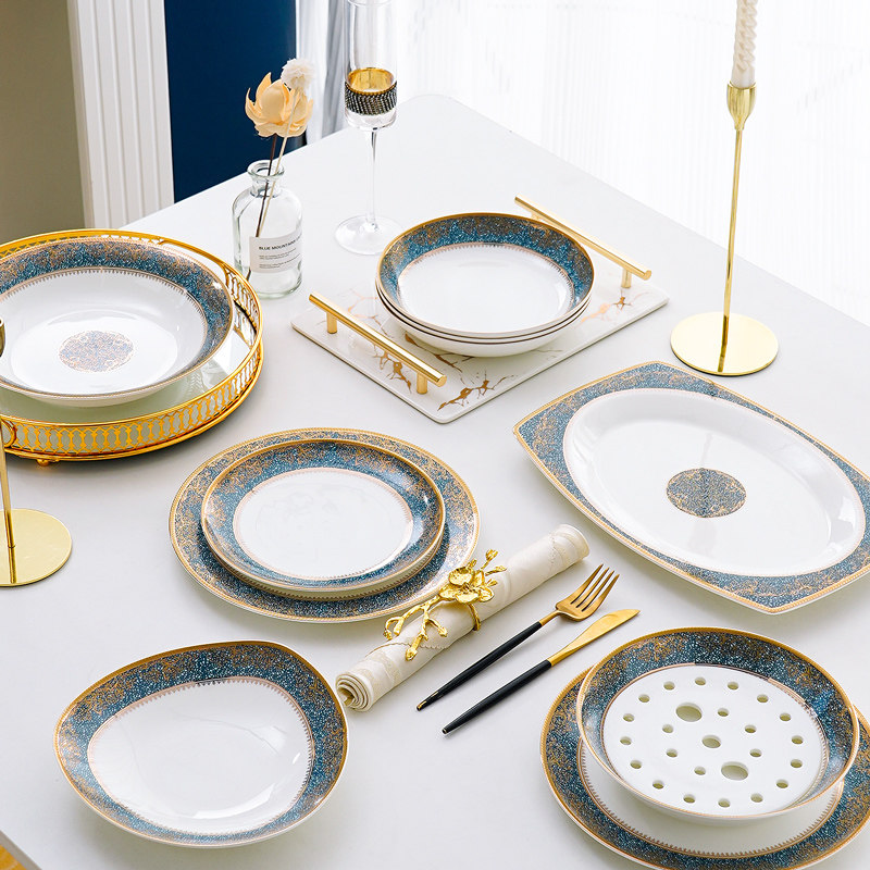 纯白骨瓷盘子菜盘家用炒菜碟子深菜盘大号汤盘点心碟沙拉盘牛排盘,餐饮具,盘,淘宝优惠券,粉丝福利购,淘宝优惠卷