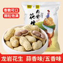 龙岩花生蒜香味五香味水煮花生米带壳炒货特产熟零食休闲小吃食品