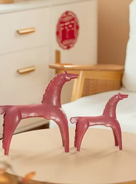 九璞景德镇限量生肖马吉祥摆件