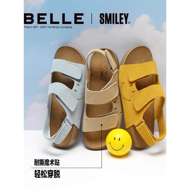 百丽联名勃肯鞋吐司女鞋子
