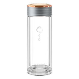 思宝官方旗舰店新品新常态双层玻璃杯便携车载礼盒包装