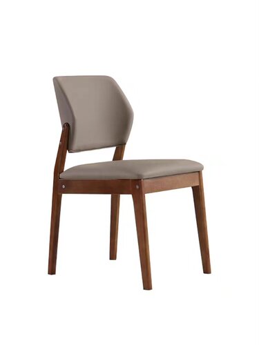 北欧实木餐椅家用现代简约