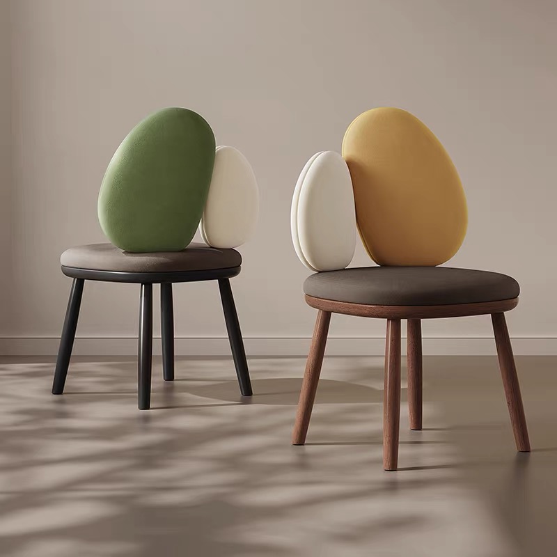 新款高档实木中古风餐椅