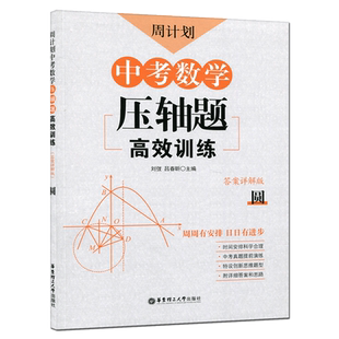 周计划中考数学压轴题高效训练 圆 中考数学专项训练 九年级中考数学知识点归纳练习题真题专项突破复习书详解答案