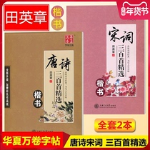 Two sets of three hundred Tang poems + three hundred Song Ci poems + three hundred Tian Yingzhang regular script calligraphy calligraphy of Tang poetry and Song Ci hard calligraphy calligraphy calligraphy calligraphy calligraphy calligraphy of adult pen calligraphy calligraphy copying calligraphy calligraphy calligraphy calligraphy calligraphy calligraphy calligraphy calligraphy calligraphy of ancient poetry calligraphy calligraphy calligraphy calligraphy regular script