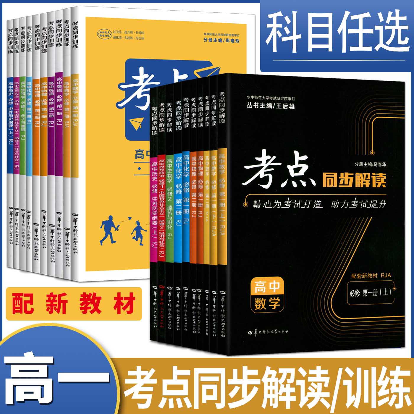 新教材王后雄考点同步解读同步训练必修第一册二册三册数学英语物理化学生物政治历史地理 高一上下必修上册下册重难点手册解读