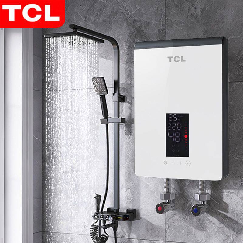 [上门安装]TCL即热式电热水器家用洗澡酒店淋浴快速过水热恒温