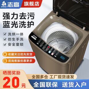 志高洗衣机全自动家用小型出租屋洗脱洗烘一体迷你宿舍大容量风干