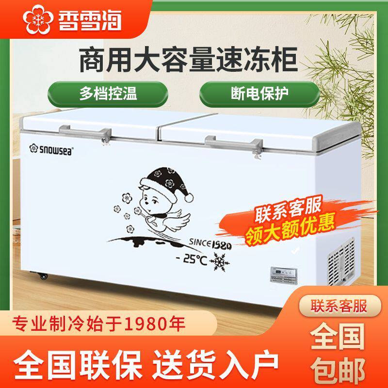 香雪海商用大冷柜大容量两用冷藏冷冻柜食堂夜市专用展示柜大冰柜