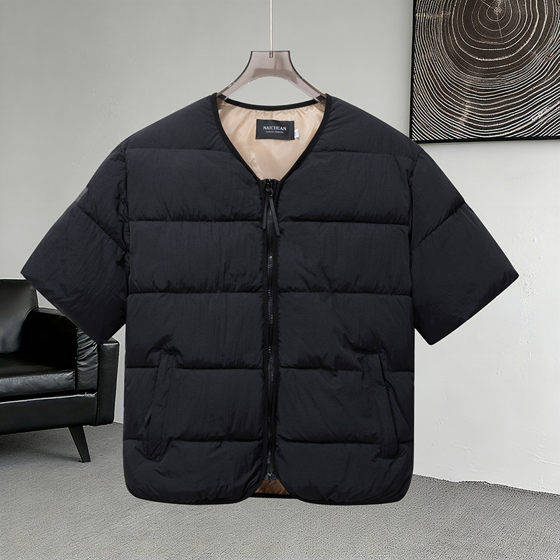 韩版潮流情侣中袖棉服男女同款保暖外套潮范个性313B-NC25319-P60,男装棉衣,星座313B