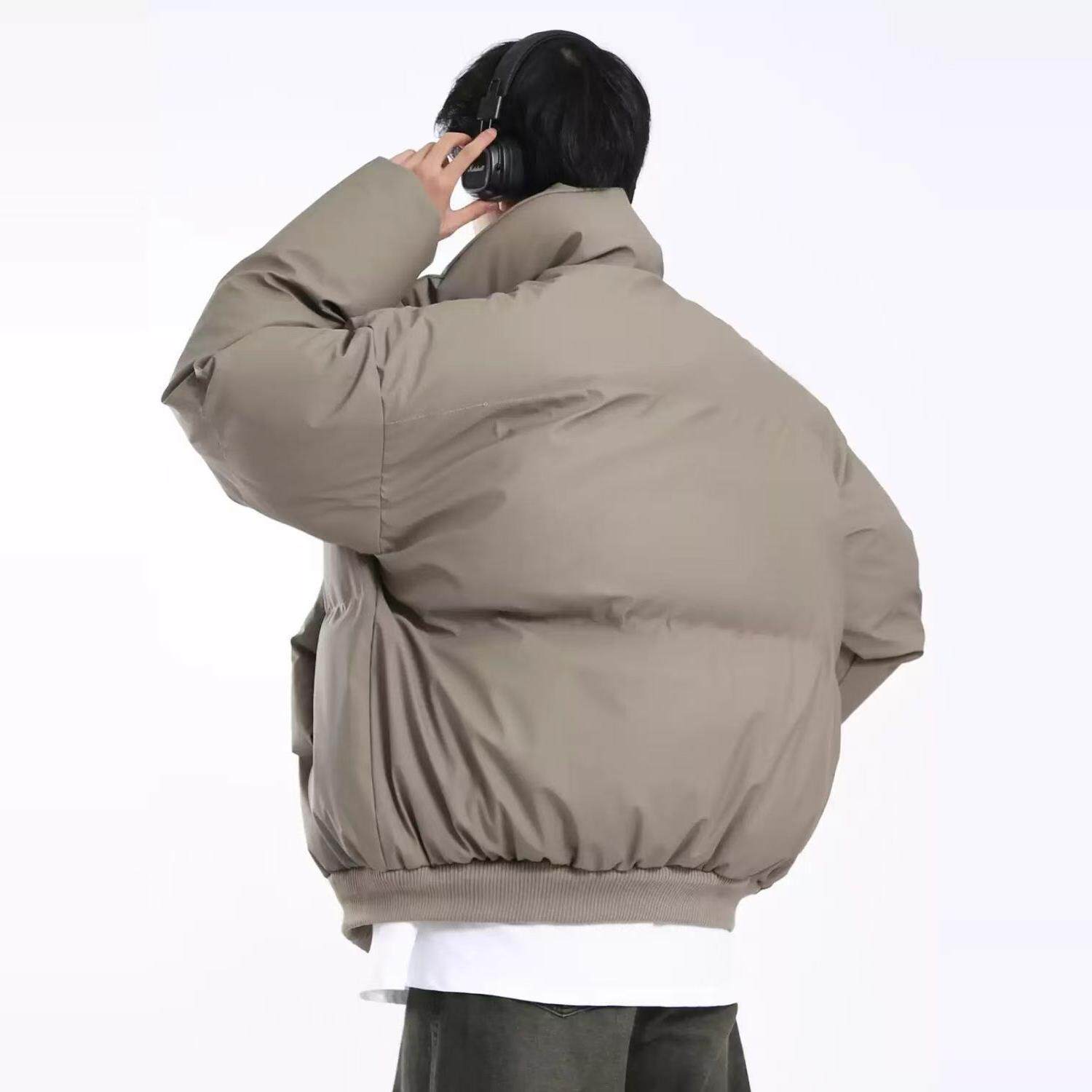 (网络图慎用有大货)美式潮牌立领PU皮休闲皮衣棉服313B-Y665-P70,男装皮衣,星座313B