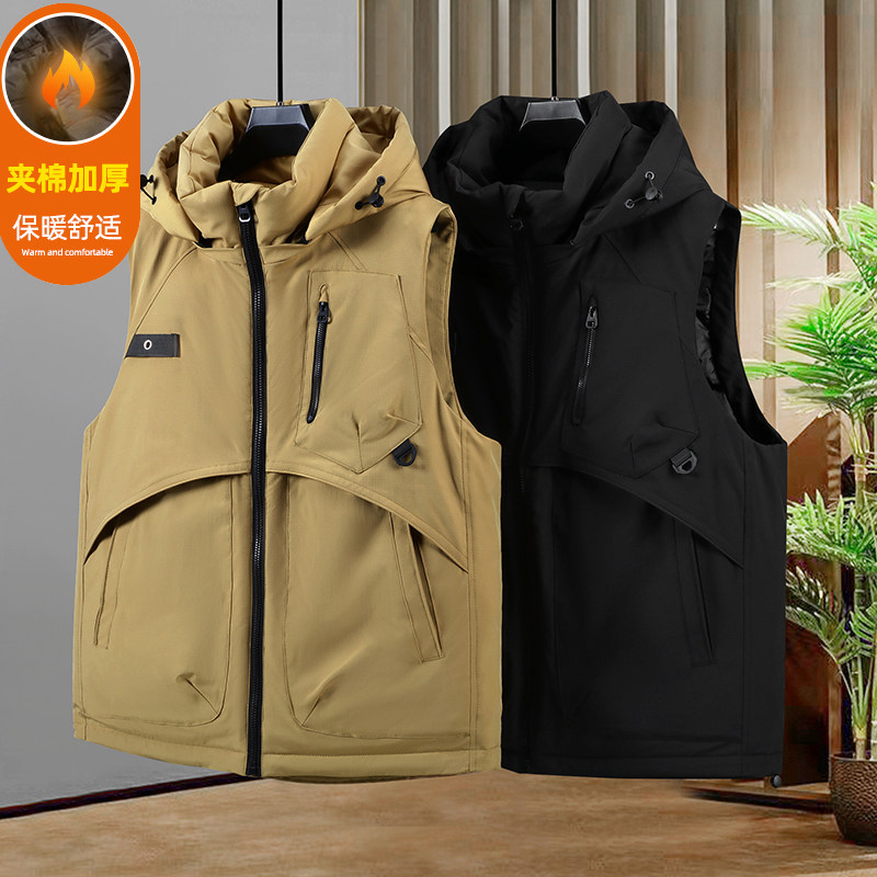 休闲马甲防水马甲坎肩保暖潮范韩流保暖加厚坎肩  313B-ML023-P80图片
