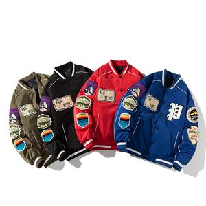 流行美潮牌nas联名外套冲锋衣防水飞行员棉夹克313B-GF998棉-P130，男装夹克，星座313B