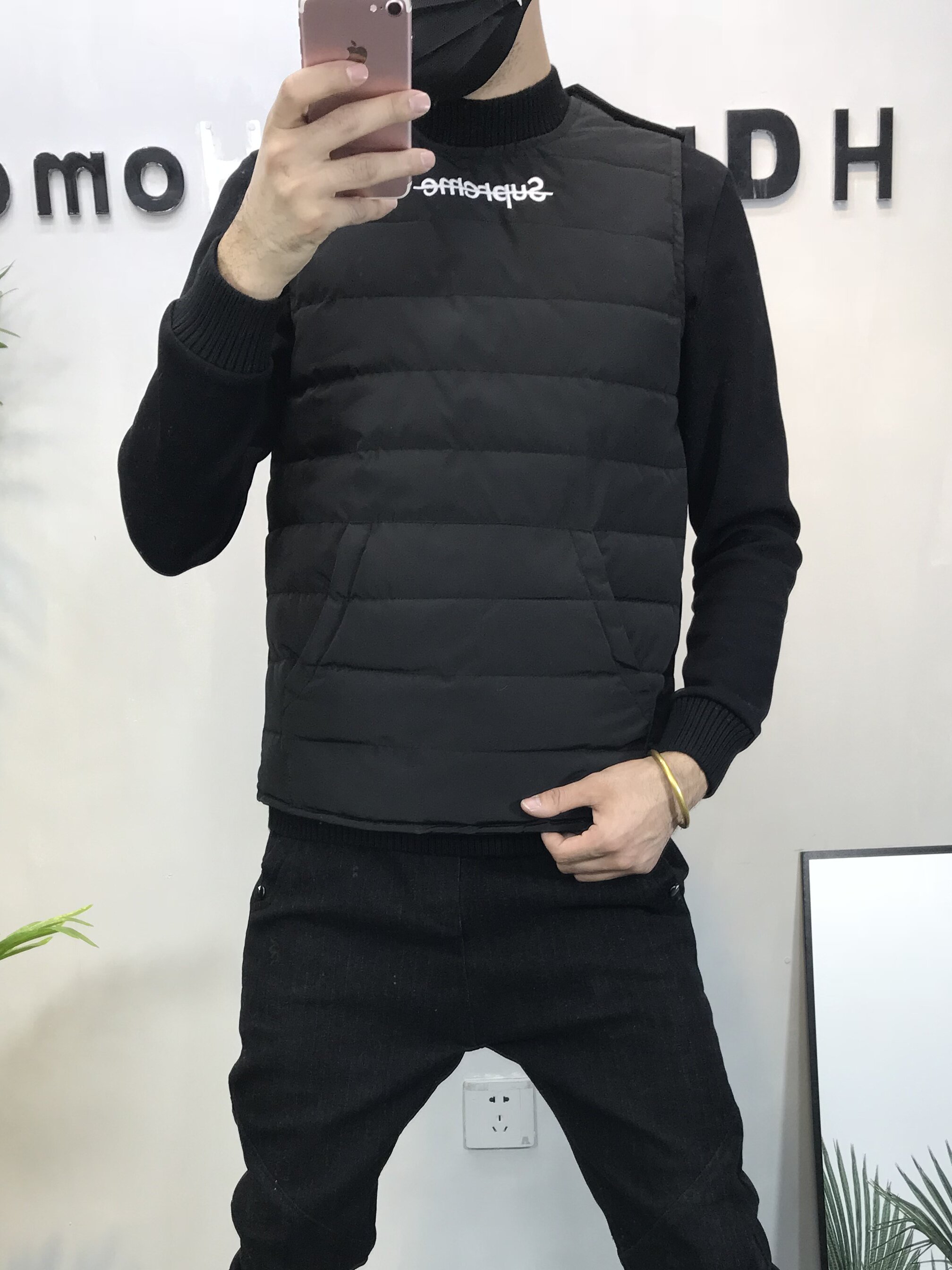 轻薄三级甲马甲秋冬新款保暖内胆短款修身羽绒棉背心313B-M88-P50,男装背心/马甲,星座313B