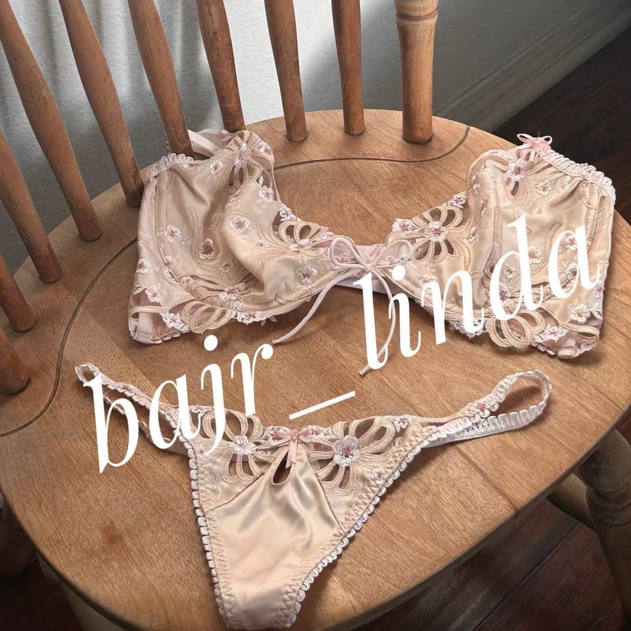 forloveandlemons刺绣镂空内衣女