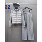 女2025超火冬装 巨好看 运动套装 一整套加绒厚卫衣棉服休闲两件套