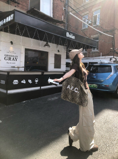 长裤 欧洲站工装 春夏抽绳运动高腰宽松休闲阔腿裤 女2025新款 裤