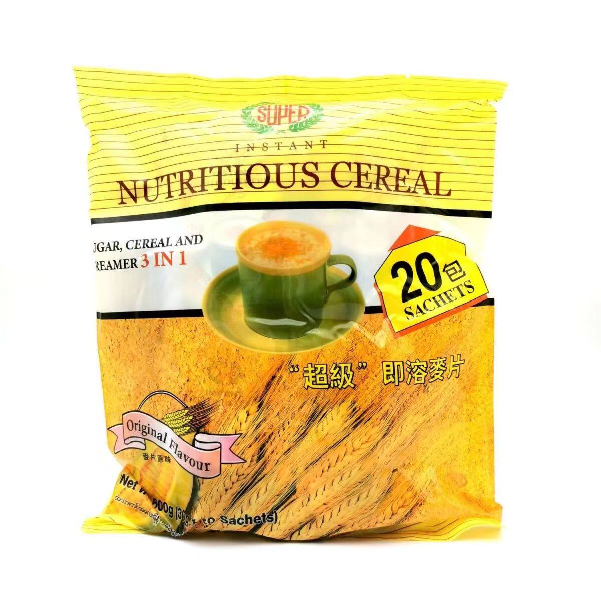 新加坡原装super超级麦片燕麦原味即食速溶早餐代餐冲饮20独立包
