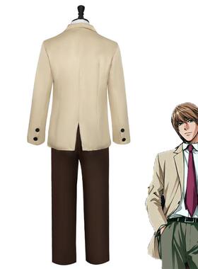 死亡笔记 夜神月cos服 Yagami Light 校服西装COS动漫舞台表演服