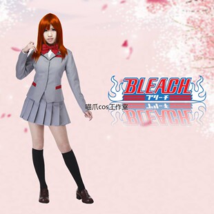 死神井上织姬空座第一中学女生冬季校服动漫Cosplay女装定制