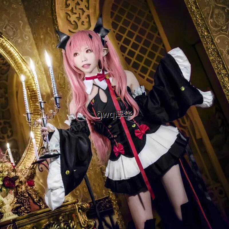 终结的炽天使cos服 女巫吸血鬼克鲁鲁采佩西cosplay万圣节全套装