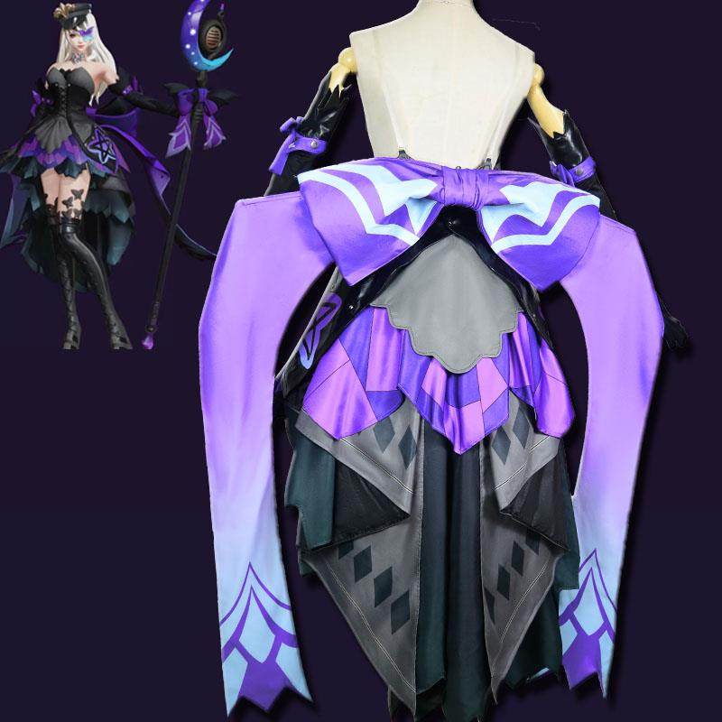 王者王昭君星元荣耀 墨莲月吟cos服装女cosplay女装 套装全套定制