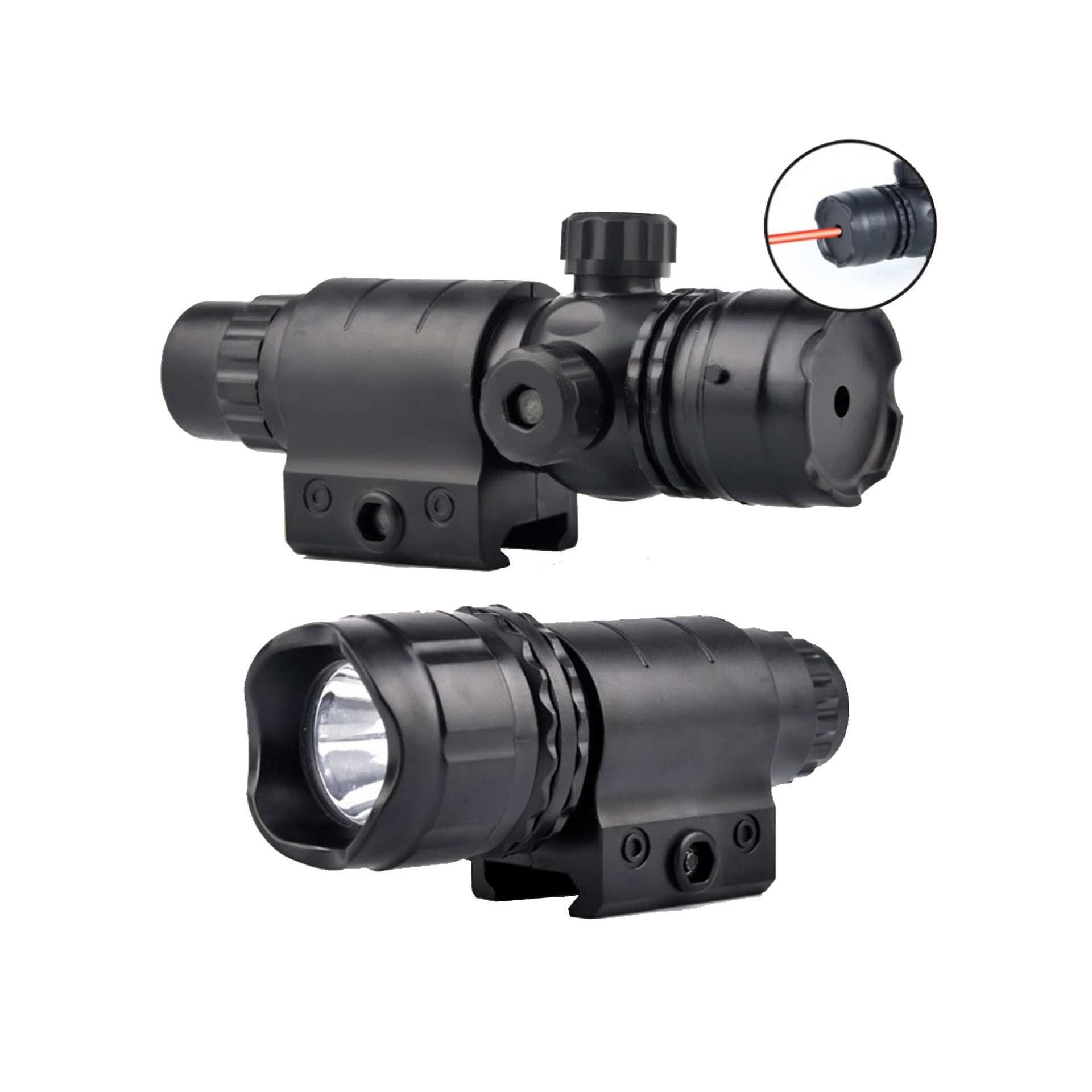 软弹枪玩具配件红外线侧瞄头盔榴弹炮手电筒复位靶吸盘弹四变红点