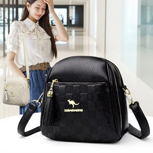 真皮女包妈妈款斜挎包手机包实用型包包女士2025新款软皮单肩小包