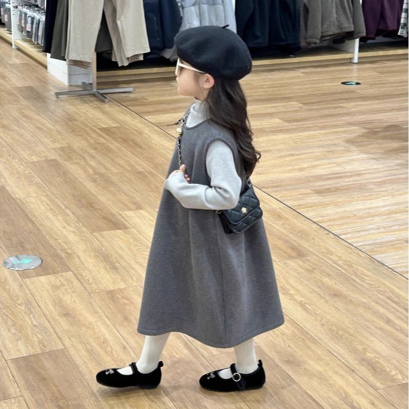 【韩范学院风】女童高级感连衣裙